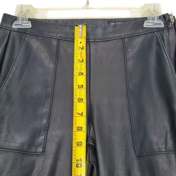 BlankNYC The Bond Black Vegan Leather / Faux Leather Skinny Pants Size 25 - Picture 14 of 15